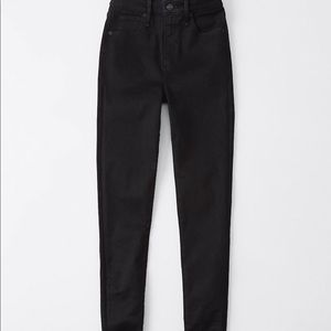 High rise black wash jeans - Simone